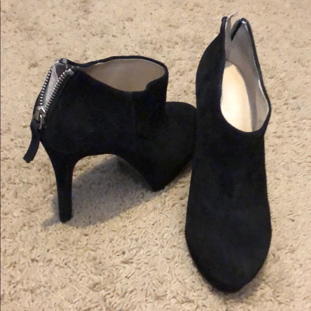 Suede booties